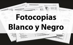 FOTOCOPIA TAMAO A4 PAPEL 80 gr. BLANCO/NEGRO