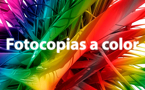 FOTOCOPIA TAMAO A4 PAPEL 80 gr. A TODO COLOR